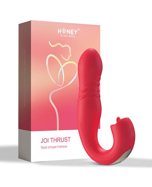 image of product,Joi App Controlled Thrusting G-spot Vibrator & Clit Licker - SEXYEONE