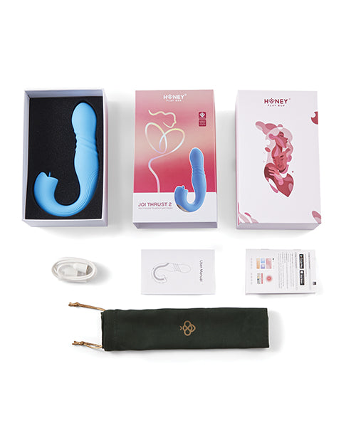 image of product,Joi Thrust 2 Thrusting G-Spot Vibrator & Clit Licker - SEXYEONE