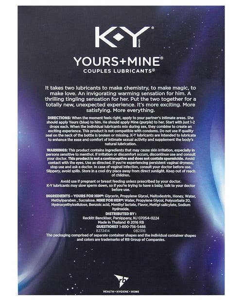 image of product,K-Y Yours & Mine Gift Set - SEXYEONE