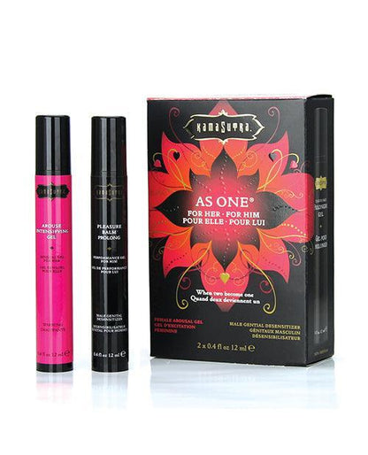 Kama Sutra As One Intensify Plus Warming & Prolonging Gel Couples Kit - .4 oz - SEXYEONE