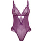 Katana Mesh & Lace Teddy - Purple 1X/2X - SEXYEONE