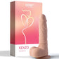 Kenzo App Controlled Realistic 9.5" Thrusting Dildo Vibrator - Ivory - SEXYEONE