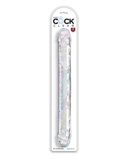 product image, King Cock Clear 18" Double Dildo - Clear - SEXYEONE