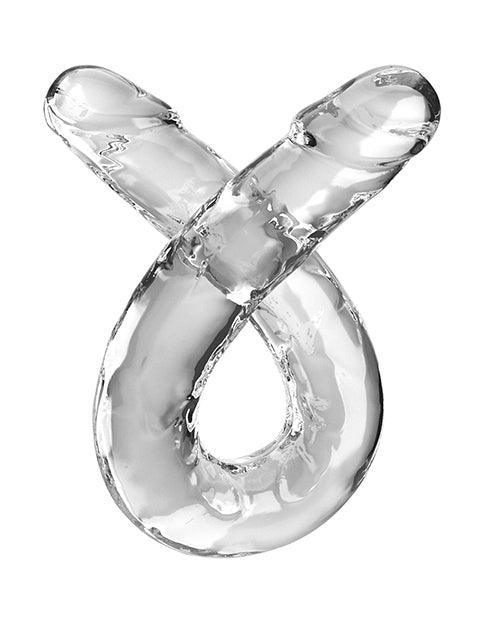 image of product,King Cock Clear 18" Double Dildo - Clear - SEXYEONE