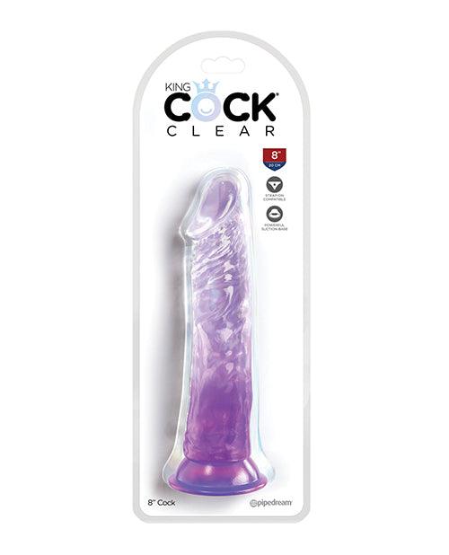 image of product,King Cock Clear 8" Cock - SEXYEONE