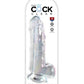King Cock Clear Cock W/balls - SEXYEONE