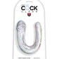 King Cock Clear Medium Double Trouble Dildo - Clear - SEXYEONE