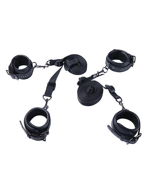 product image, Kinky Play Box Luxury Bondage Bed Restraint Kit - Black - SEXYEONE