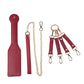 Kinky Play Box Red Passion 8 pc Set Bondage Kit - Red - SEXYEONE