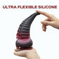 Lava Tentacle Shape Suction Cup Dildo - Multi Color - SEXYEONE