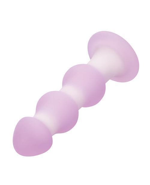 image of product,Lavender Haze Beaded Anal Probe - Lavender/White - SEXYEONE