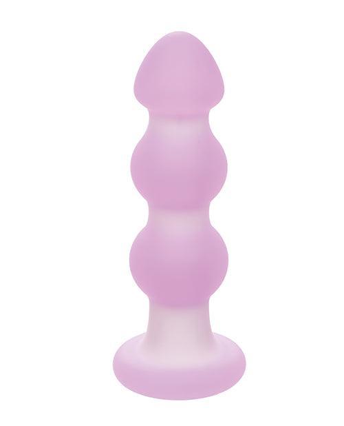 image of product,Lavender Haze Beaded Anal Probe - Lavender/White - SEXYEONE