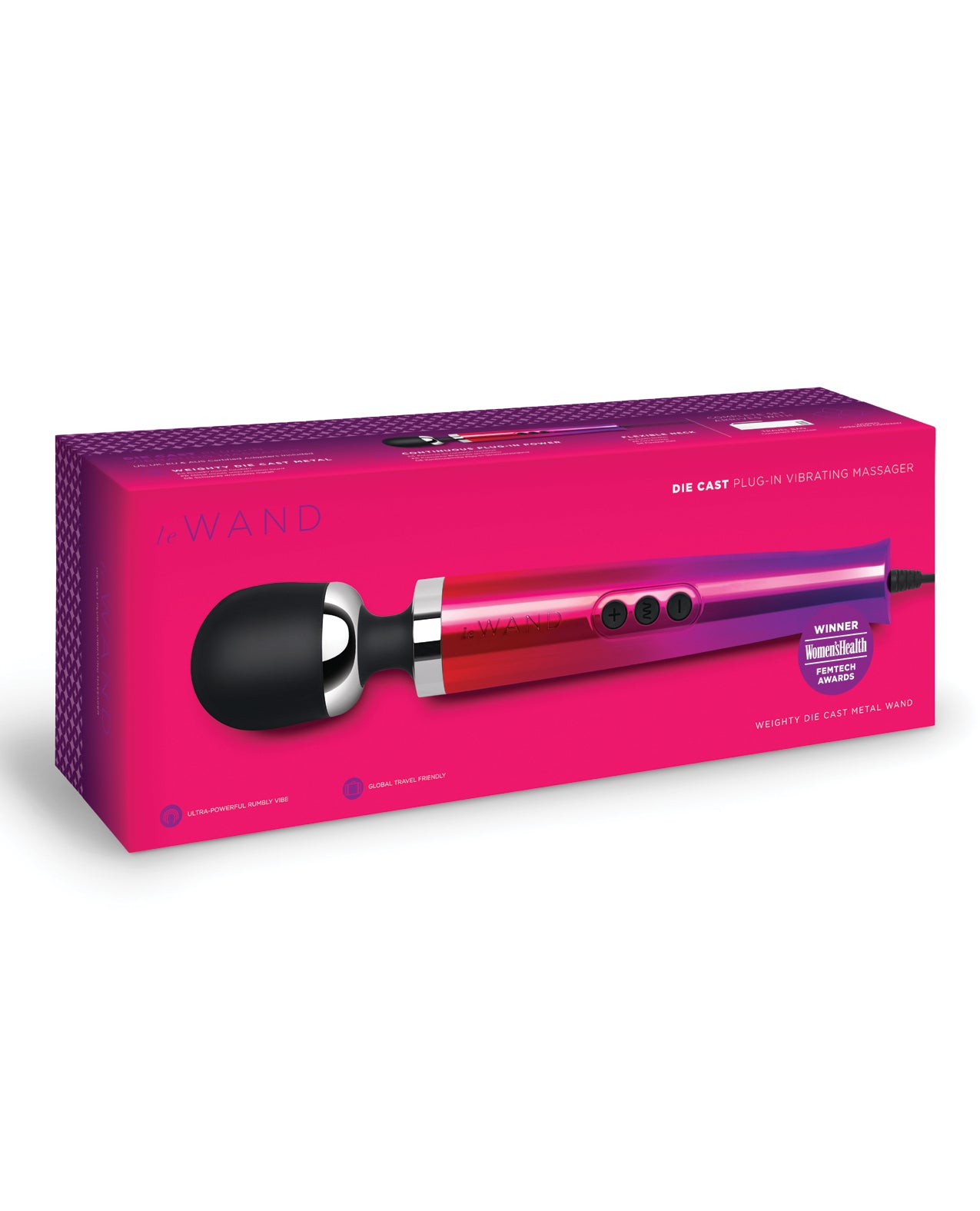 product image, Le Wand Die Cast Plug-In Massager - Ombre - SEXYEONE