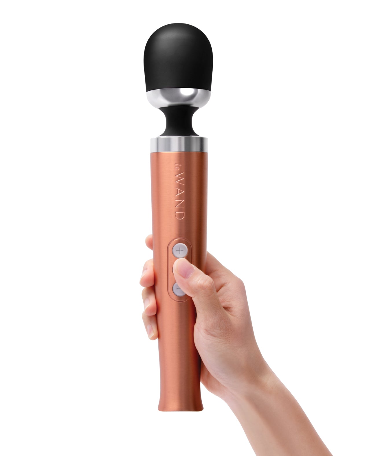 image of product,Le Wand Die Cast Rechargeable Massager - Rose Gold - SEXYEONE