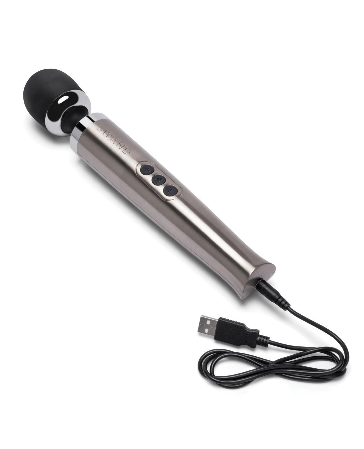 image of product,Le Wand Die Cast Rechargeable Massager - Silver - SEXYEONE