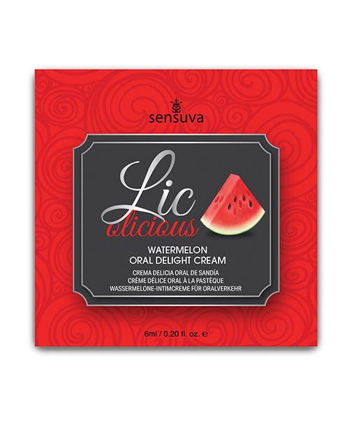 product image, Lic O Licious Oral Delight Cream - 6ml Packet Watermelon - SEXYEONE