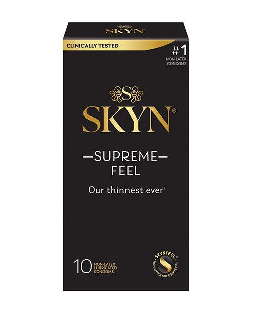 image of product,Lifestyles SKYN Supreme Feel Condoms - Pack of 10 - SEXYEONE