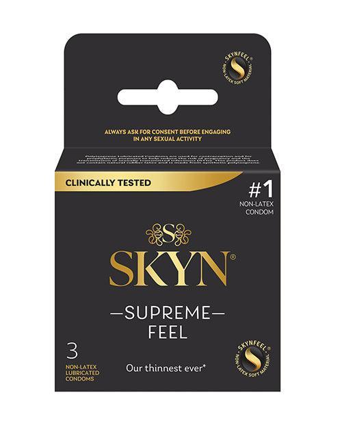 image of product,Lifestyles SKYN Supreme Feel Condoms - Pack of 3 - SEXYEONE