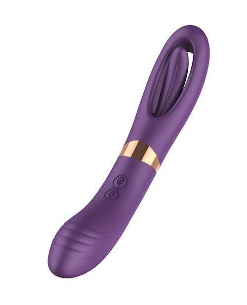 Lisa Flicking G-spot Vibrator - Purple - SEXYEONE