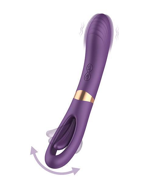 image of product,Lisa Flicking G-spot Vibrator - Purple - SEXYEONE