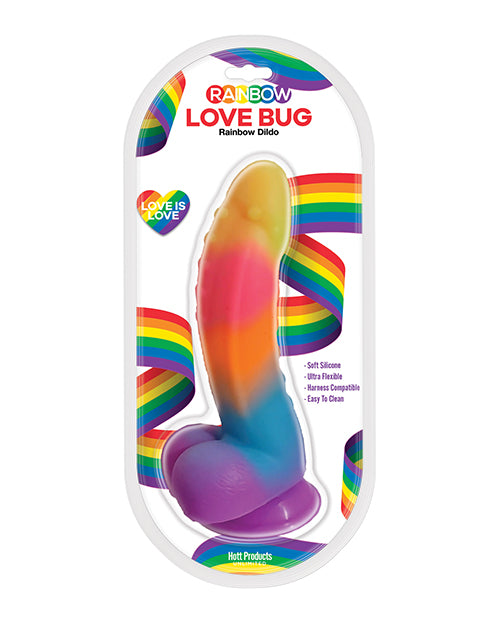 product image, Love Bug Dildo - Rainbow - SEXYEONE