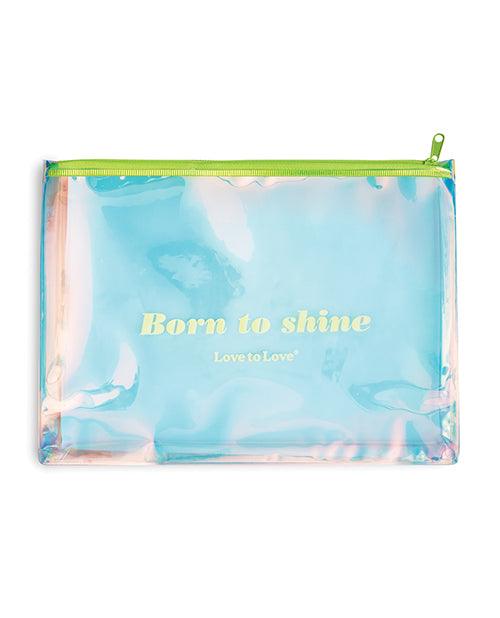 image of product,'love To Love Born To Shine Pouch - SEXYEONE