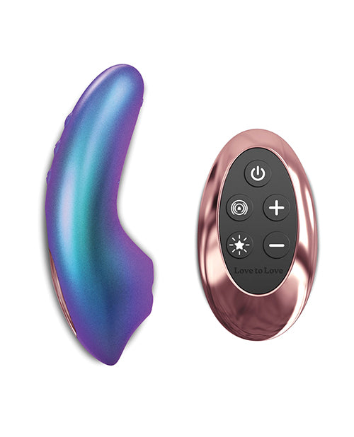 product image, Love to Love Dreamer Mini Tongue Flicker - Iridescent Turquoise - SEXYEONE