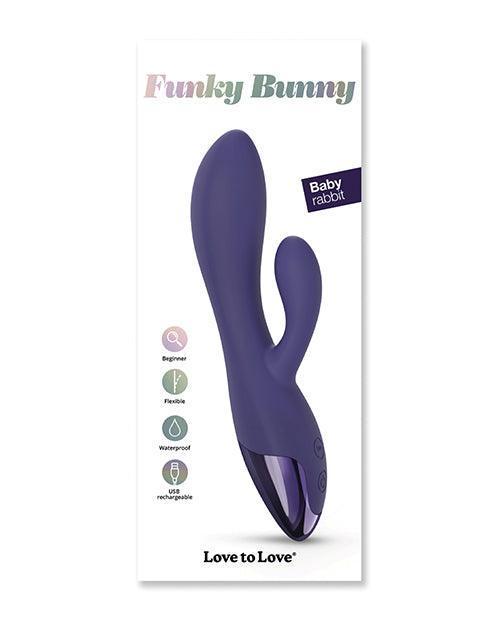 product image, Love to Love Funky Bunny Small Rabbit - Midnight Indigo - SEXYEONE