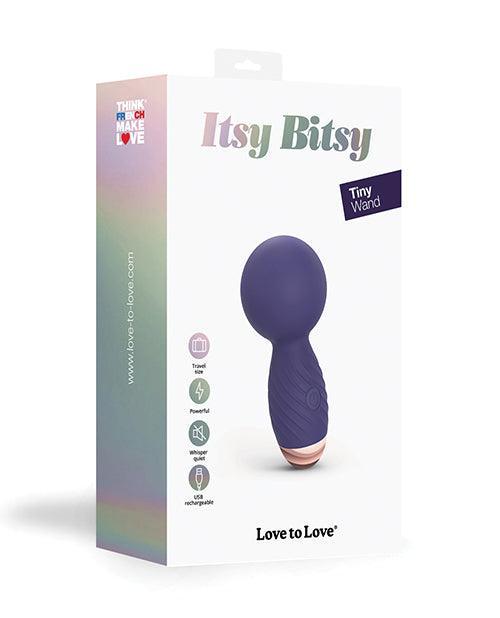 product image, Love to Love Itsy Bitsy Mini Wand - Midnight Indigo - SEXYEONE