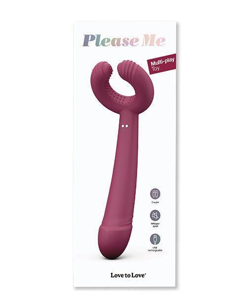 product image, Love to Love Please Me Multi-Play Vibrator - Plum Star - SEXYEONE