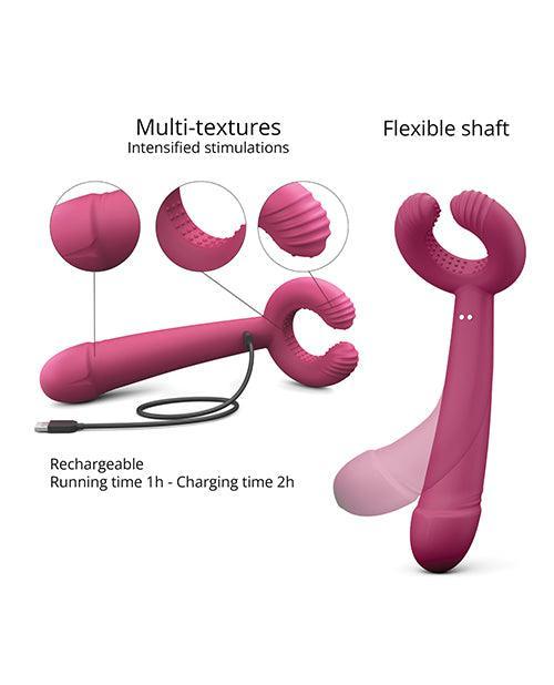 image of product,Love to Love Please Me Multi-Play Vibrator - Plum Star - SEXYEONE