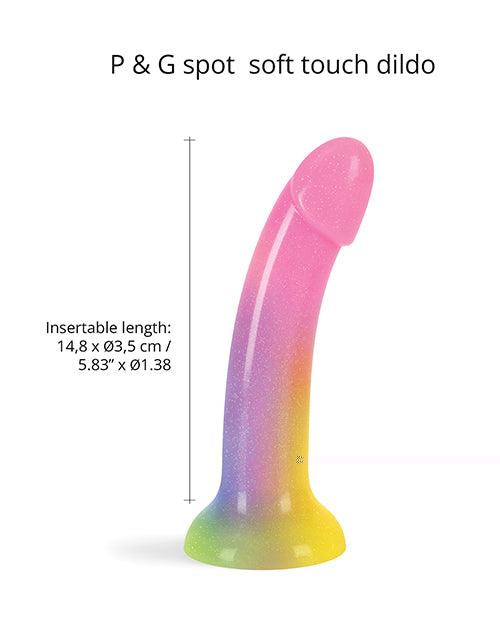 image of product,'love To Love Silicone Dildolls Stargazer - Gradient Rainbow W/glitter - SEXYEONE