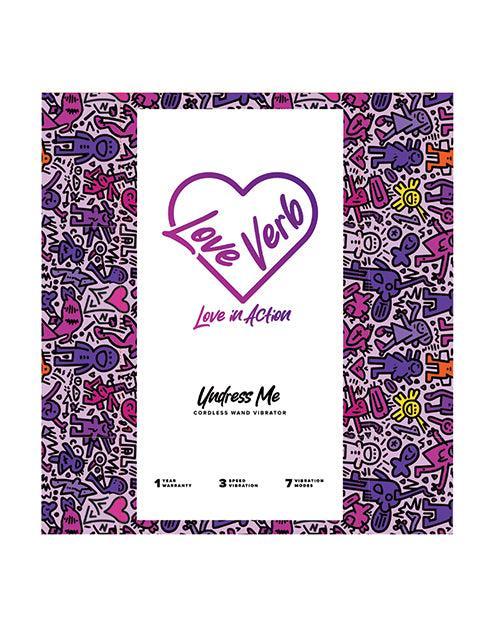 image of product,Love Verb Undress Me Copper-Infused Mini Wand - Lilac - SEXYEONE