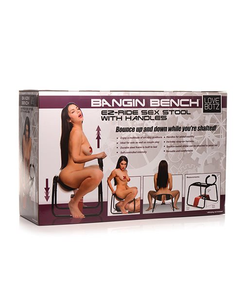 product image, LoveBotz Bangin Bench EZ-Ride Sex Stool w/Handles - SEXYEONE