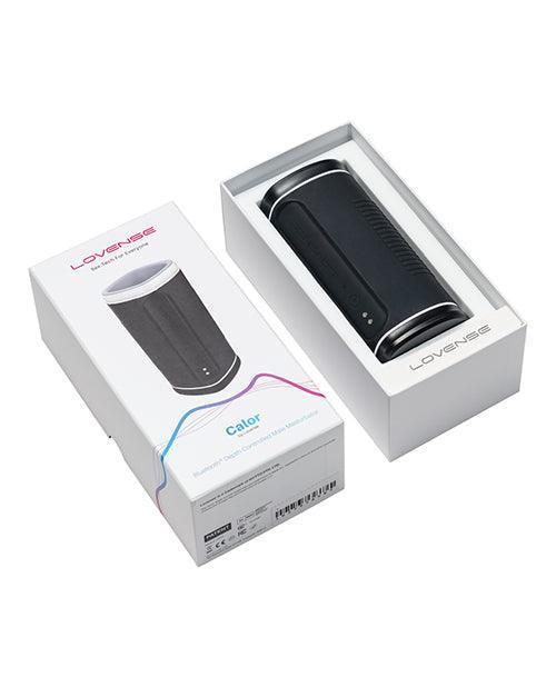 Lovense Calor Compact Heating Masturbator - Black - SEXYEONE