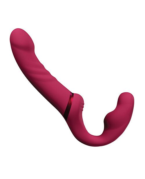 image of product,Lovense Lapis Vibrating Strapless Strap On - Pink - SEXYEONE