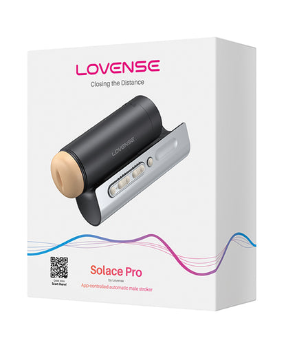 Lovense Solace Pro Thrusting Masturbator - Black - SEXYEONE