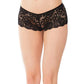 Low Rise Stretch Scallop Lace Booty Short - SEXYEONE
