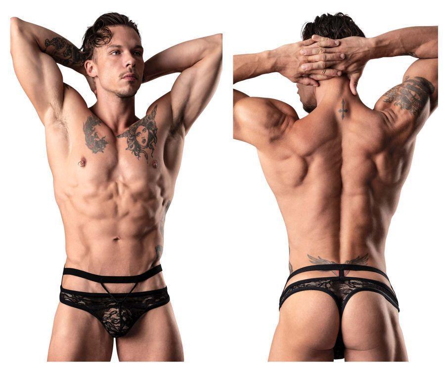 product image, Lucifer Cut Out Strappy Thong - SEXYEONE