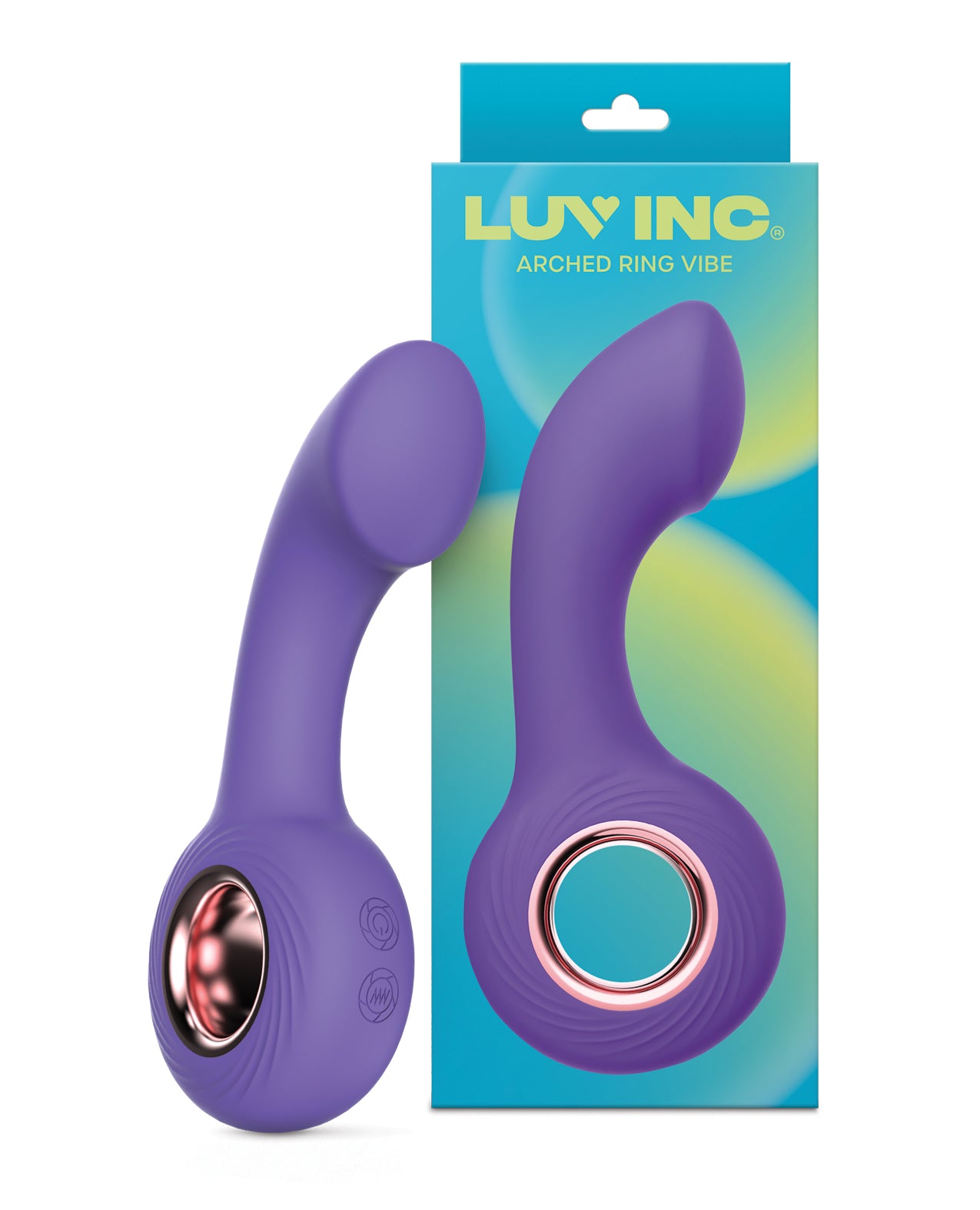 product image, Luv Inc. Arched Ring Vibrator - Purple - SEXYEONE