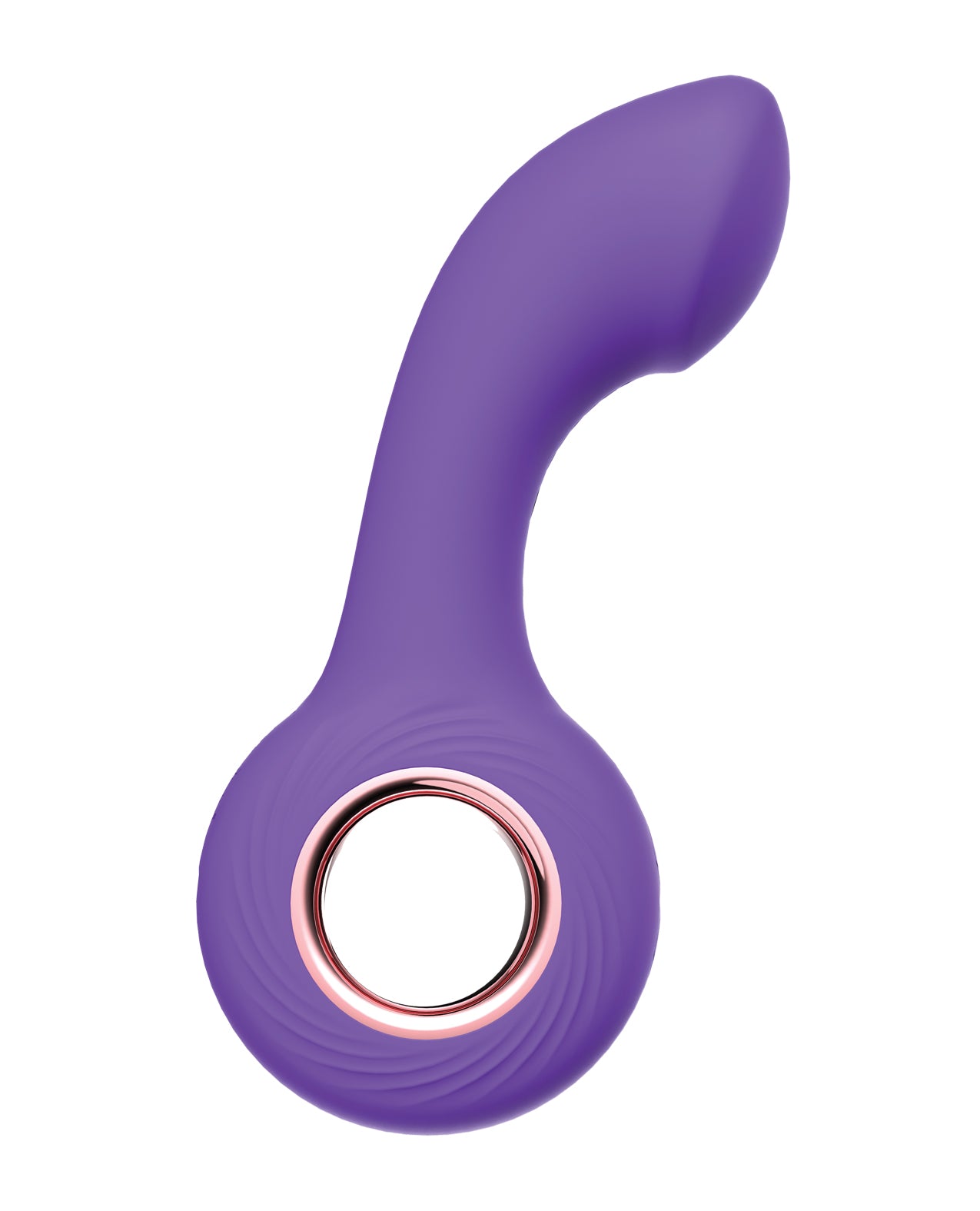 image of product,Luv Inc. Arched Ring Vibrator - Purple - SEXYEONE