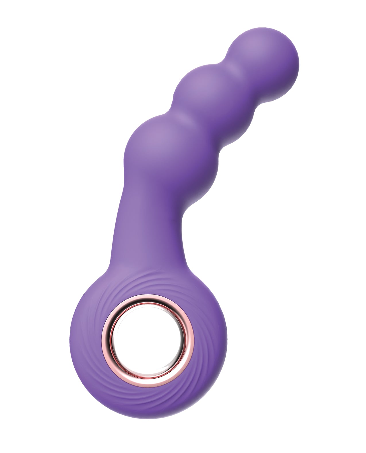 Luv Inc. Beaded Ring Vibrator - Purple - SEXYEONE