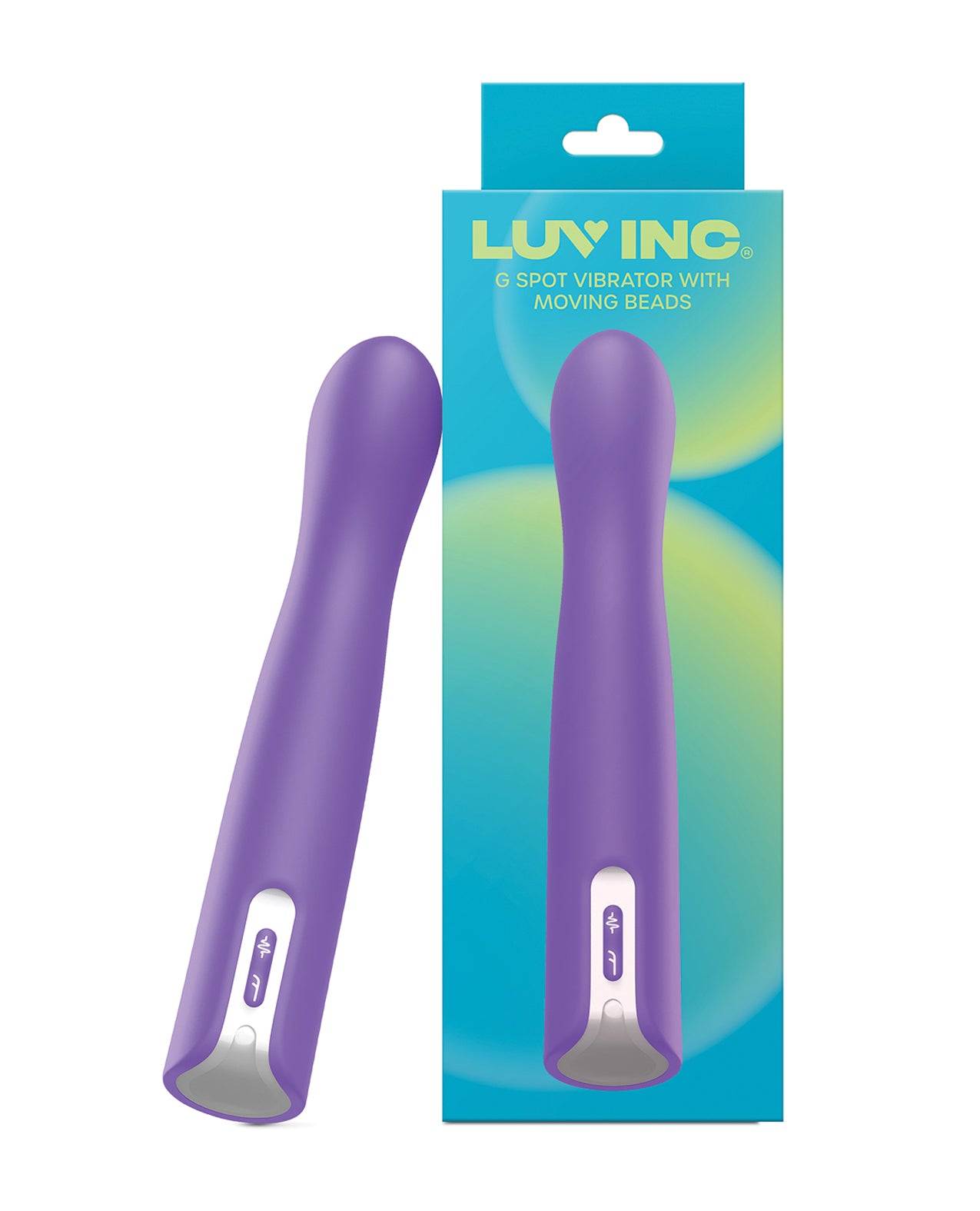 product image, Luv Inc. G-Spot Vibrator w/Moving Beads - Purple - SEXYEONE