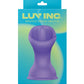 Luv Inc. Mouth & Tougue Suction Cup Vibrator - Purple - SEXYEONE