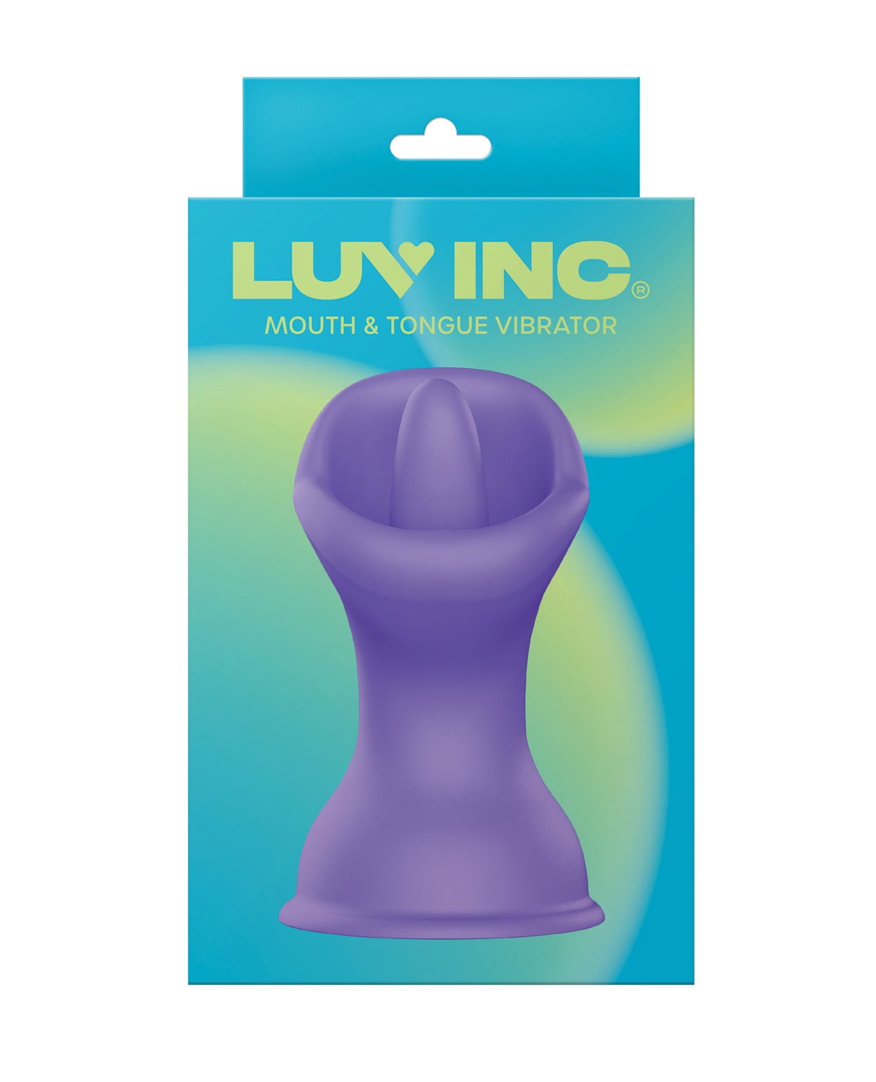 image of product,Luv Inc. Mouth & Tougue Suction Cup Vibrator - Purple - SEXYEONE