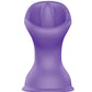 Luv Inc. Mouth & Tougue Suction Cup Vibrator - Purple - SEXYEONE