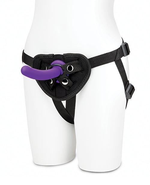 image of product,Lux Fetish 5" Dildo W/strap On Harness Set - SEXYEONE