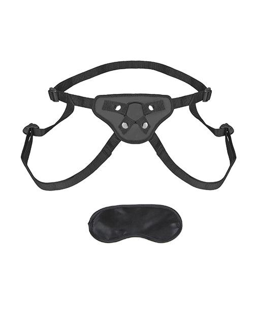 image of product,Lux Fetish Beginners Strap On Harness - Black - SEXYEONE