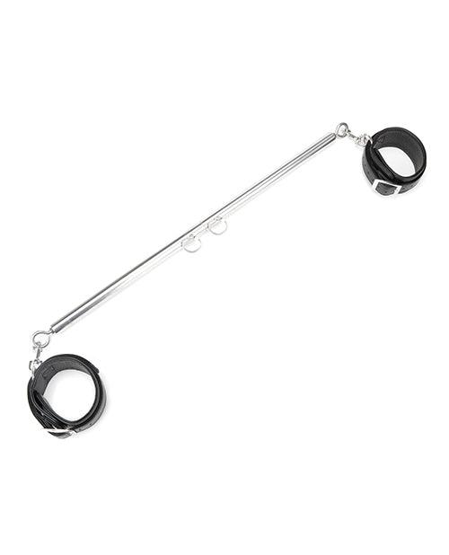 image of product,Lux Fetish Expandable Bar Spreader Set W/leatherette Cuffs - SEXYEONE