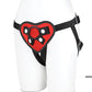Lux Fetish Red Heart Strap On Harness Set - SEXYEONE